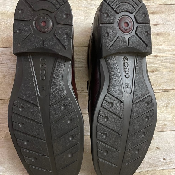 Host Pick!!! Ecco Men’s Slip-on Dress Shoe in Brown Size EU 44 - Picture 6 of 9